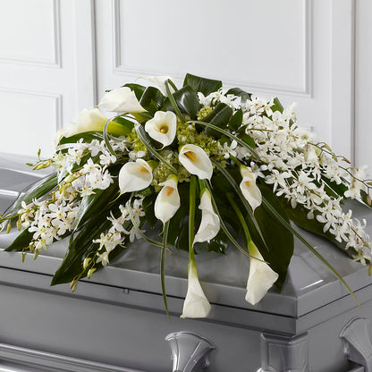 Angel Wings Casket Spray –  Oceanside Florist, Oceanside NY