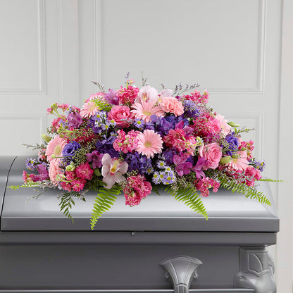 Glorious Garden Casket Spray –  Oceanside Florist, Oceanside NY