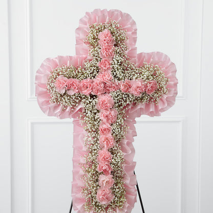 Angel's Cross Easel –  Oceanside Florist, Oceanside NY