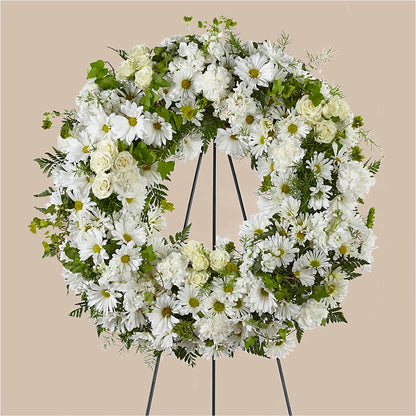 Faithful Wishes Wreath –  Oceanside Florist, Oceanside NY