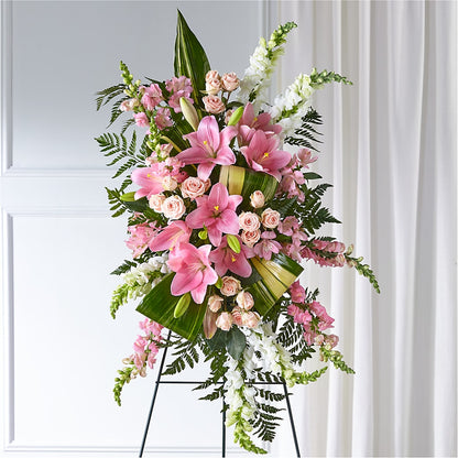Elegant Embrace Standing Spray –  Oceanside Florist, Oceanside NY