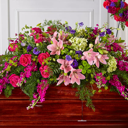 Radiant Tribute Casket Spray –  Oceanside Florist, Oceanside NY
