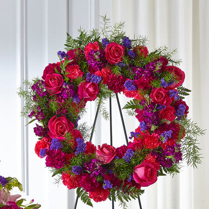 Calming Colors Wreath –  Oceanside Florist, Oceanside NY