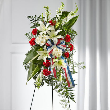Stars of Life Standing Spray –  Oceanside Florist, Oceanside NY