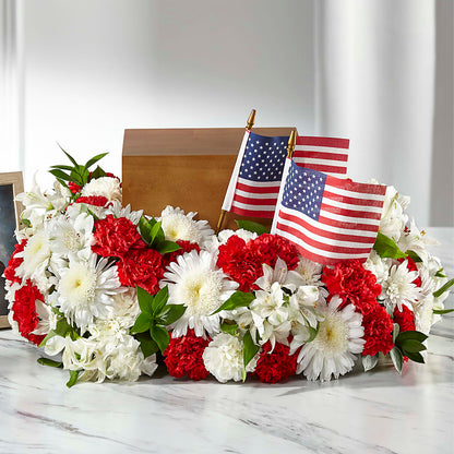 Spirit of Patriotism Cremation Adornment –  Oceanside Florist, Oceanside NY