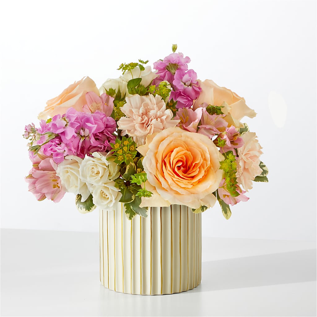 Paradise Bouquet with Ivory Vase –  Oceanside Florist, Oceanside NY