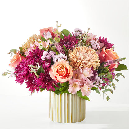 Berry Cobbler Bouquet with Ivory Vase –  Oceanside Florist, Oceanside NY