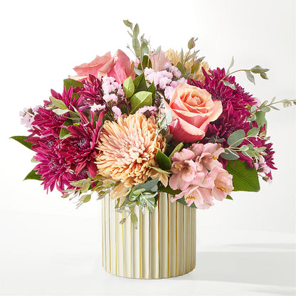 Berry Cobbler Bouquet with Ivory Vase –  Oceanside Florist, Oceanside NY