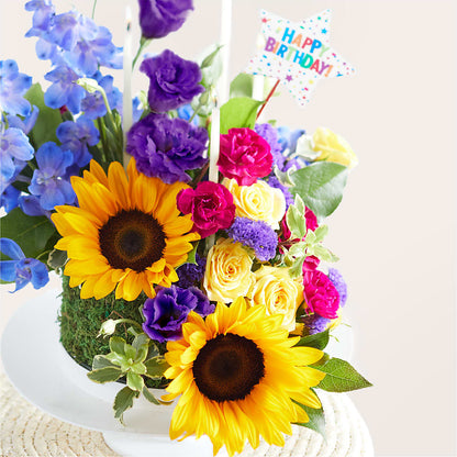 Star of the Day Floral Cake –  Oceanside Florist, Oceanside NY