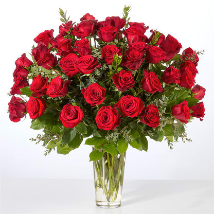 Forever Yours Fifty Stem Red Rose Bouquet –  Oceanside Florist, Oceanside NY