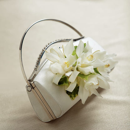 White Purse Decor –  Oceanside Florist, Oceanside NY