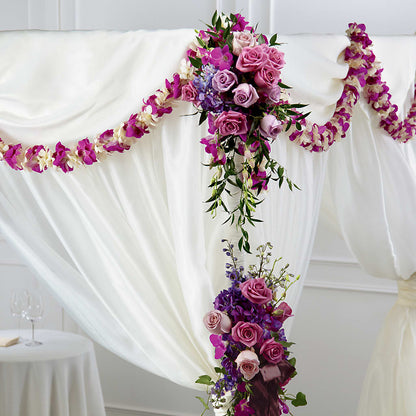 Color & Light Chuppah Decor –  Oceanside Florist, Oceanside NY