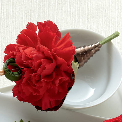 Red Carnation Boutonniere –  Oceanside Florist, Oceanside NY
